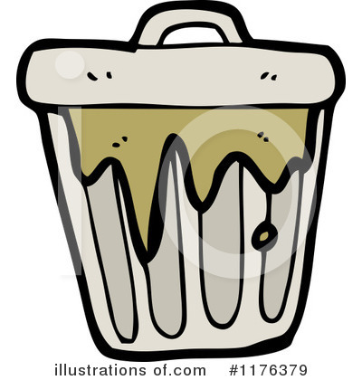 Royalty-Free (RF) Trash Can Clipart Illustration by lineartestpilot - Stock Sample #1176379
