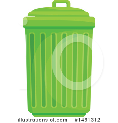 Garbage Can Clipart #1461312 by Vector Tradition SM