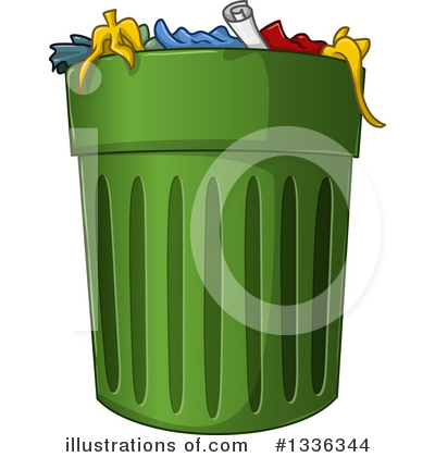Royalty-Free (RF) Trash Clipart Illustration by Liron Peer - Stock Sample #1336344