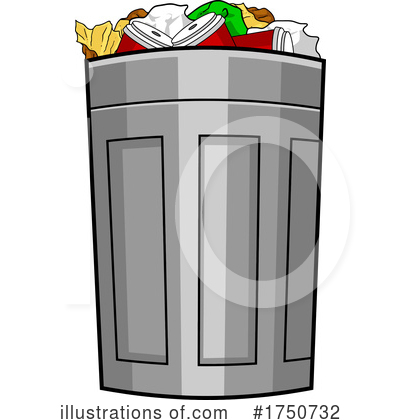 Royalty-Free (RF) Trash Clipart Illustration by Hit Toon - Stock Sample #1750732