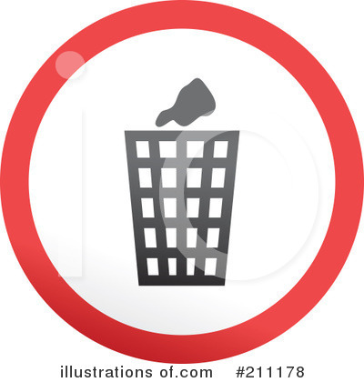 Royalty-Free (RF) Trash Clipart Illustration by Prawny - Stock Sample #211178