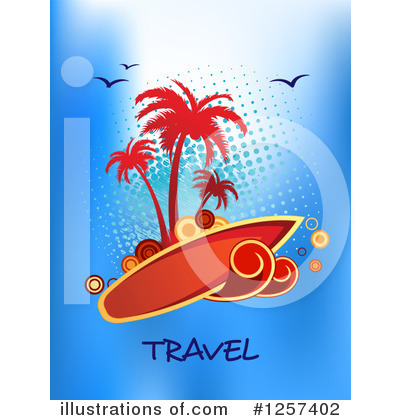 Surf Board Clipart #1257402 by Vector Tradition SM