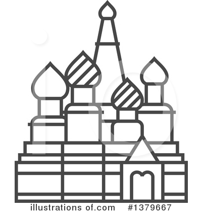 Moscow Clipart #1379667 by elena