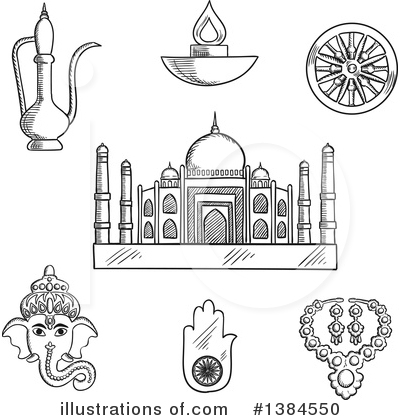 Ganesha Clipart #1384550 by Vector Tradition SM