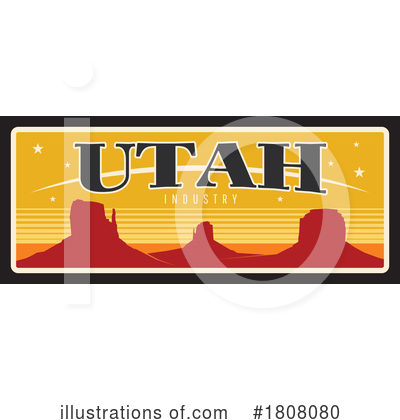 Utah Clipart #1808080 by Vector Tradition SM