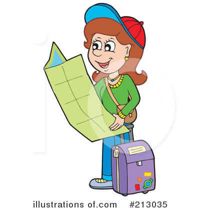 Royalty-Free (RF) Traveling Clipart Illustration by visekart - Stock Sample #213035