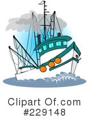 Trawler Clipart #229148 by djart