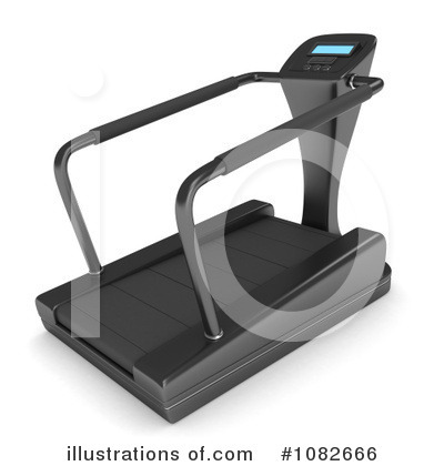 Royalty-Free (RF) Treadmill Clipart Illustration by BNP Design Studio - Stock Sample #1082666