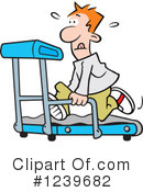 Treadmill Clipart #1239682 by Johnny Sajem