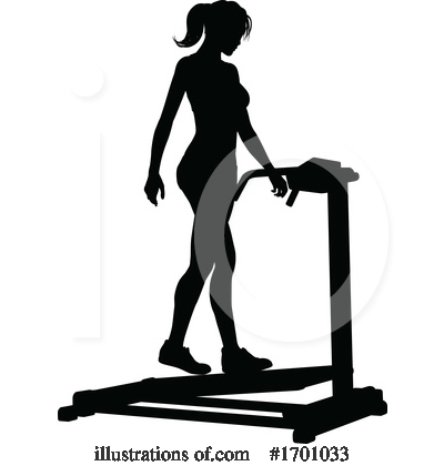 Royalty-Free (RF) Treadmill Clipart Illustration by AtStockIllustration - Stock Sample #1701033