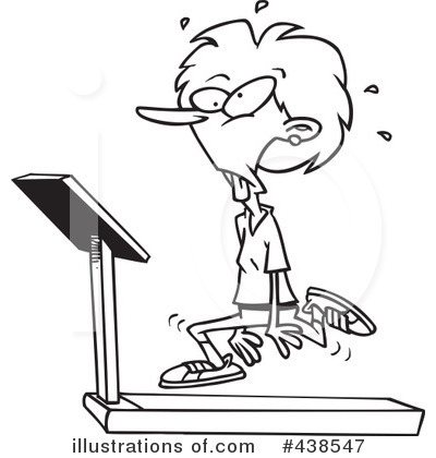 Treadmill Clipart #438547 by toonaday