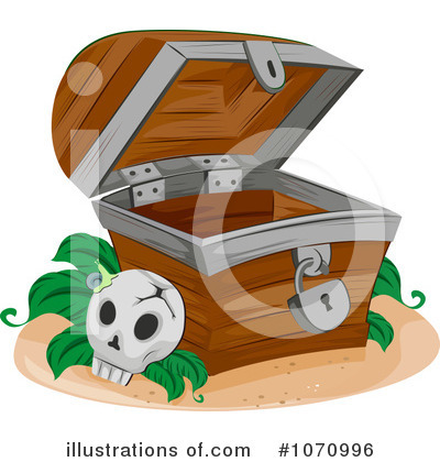 Royalty-Free (RF) Treasure Chest Clipart Illustration by BNP Design Studio - Stock Sample #1070996