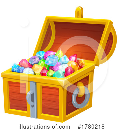 Royalty-Free (RF) Treasure Chest Clipart Illustration by Vector Tradition SM - Stock Sample #1780218