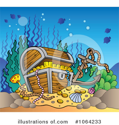 Royalty-Free (RF) Treasure Clipart Illustration by visekart - Stock Sample #1064233