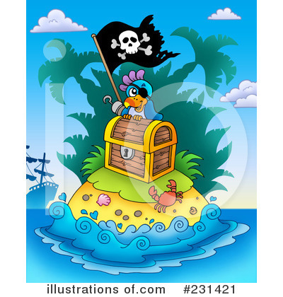 Royalty-Free (RF) Treasure Clipart Illustration by visekart - Stock Sample #231421