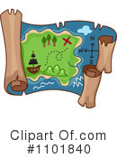 Treasure Map Clipart #1101840 by BNP Design Studio