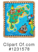 Treasure Map Clipart #1231578 by visekart