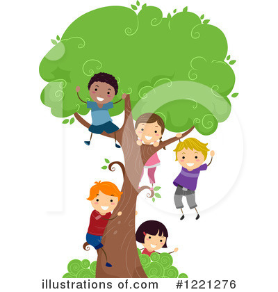 Royalty-Free (RF) Tree Climbing Clipart Illustration by BNP Design Studio - Stock Sample #1221276