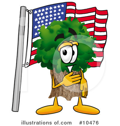 Royalty-Free (RF) Tree Clipart Illustration by Mascot Junction - Stock Sample #10476