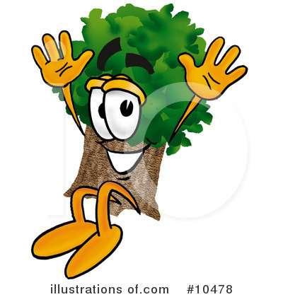 Royalty-Free (RF) Tree Clipart Illustration by Mascot Junction - Stock Sample #10478