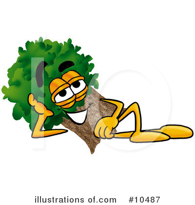Royalty-Free (RF) Tree Clipart Illustration by Mascot Junction - Stock Sample #10487