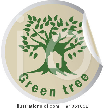 Royalty-Free (RF) Tree Clipart Illustration by Eugene - Stock Sample #1051832
