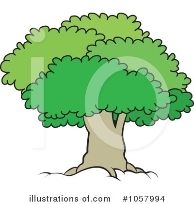 Royalty-Free (RF) Tree Clipart Illustration by Lal Perera - Stock Sample #1057994
