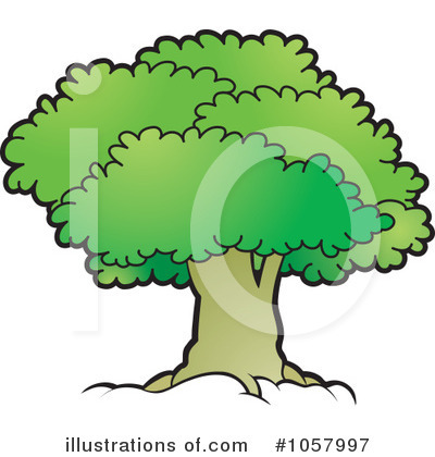 Royalty-Free (RF) Tree Clipart Illustration by Lal Perera - Stock Sample #1057997