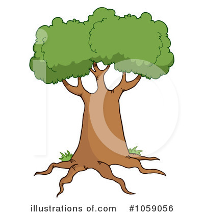 Royalty-Free (RF) Tree Clipart Illustration by Hit Toon - Stock Sample #1059056