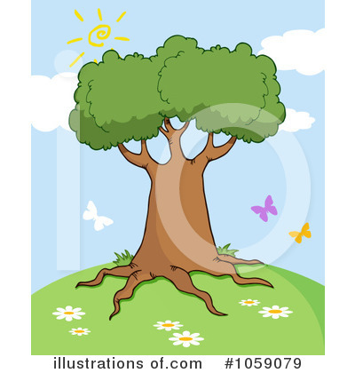 Royalty-Free (RF) Tree Clipart Illustration by Hit Toon - Stock Sample #1059079