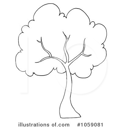 Royalty-Free (RF) Tree Clipart Illustration by Hit Toon - Stock Sample #1059081