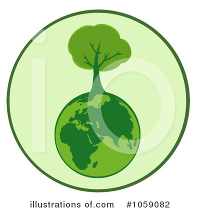Royalty-Free (RF) Tree Clipart Illustration by Hit Toon - Stock Sample #1059082