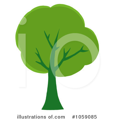Royalty-Free (RF) Tree Clipart Illustration by Hit Toon - Stock Sample #1059085