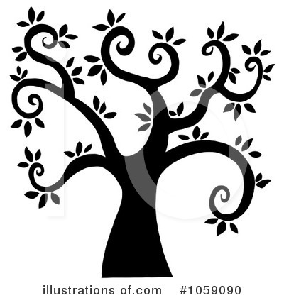 Royalty-Free (RF) Tree Clipart Illustration by Hit Toon - Stock Sample #1059090