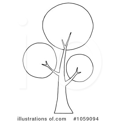 Royalty-Free (RF) Tree Clipart Illustration by Hit Toon - Stock Sample #1059094