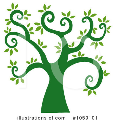 Royalty-Free (RF) Tree Clipart Illustration by Hit Toon - Stock Sample #1059101