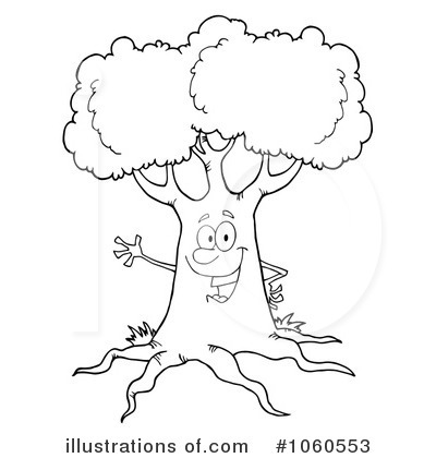 Royalty-Free (RF) Tree Clipart Illustration by Hit Toon - Stock Sample #1060553