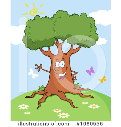 Royalty-Free (RF) Tree Clipart Illustration by Hit Toon - Stock Sample #1060556