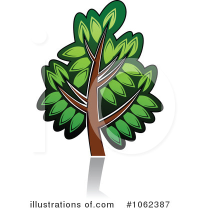 Royalty-Free (RF) Tree Clipart Illustration by Vector Tradition SM - Stock Sample #1062387