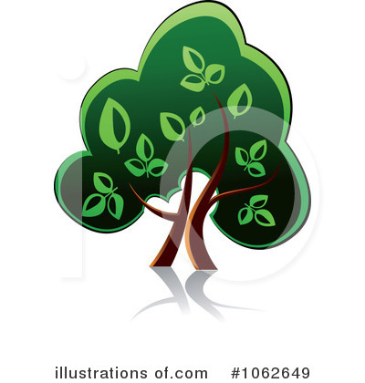 Royalty-Free (RF) Tree Clipart Illustration by Vector Tradition SM - Stock Sample #1062649
