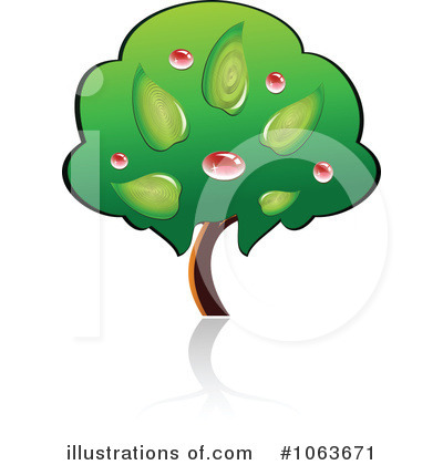 Apple Tree Clipart #1063671 by Vector Tradition SM