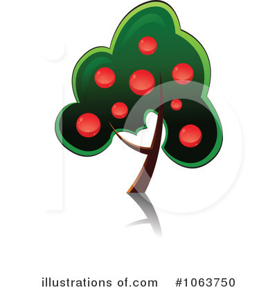 Apple Tree Clipart #1063750 by Vector Tradition SM