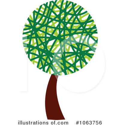 Royalty-Free (RF) Tree Clipart Illustration by Vector Tradition SM - Stock Sample #1063756