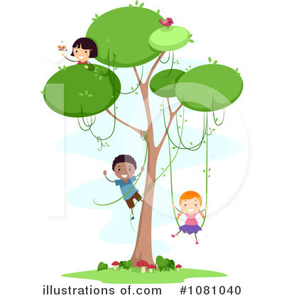 Royalty-Free (RF) Tree Clipart Illustration by BNP Design Studio - Stock Sample #1081040