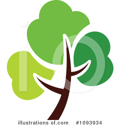 Royalty-Free (RF) Tree Clipart Illustration by elena - Stock Sample #1093934