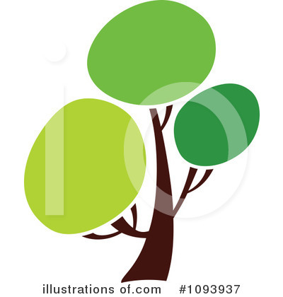 Royalty-Free (RF) Tree Clipart Illustration by elena - Stock Sample #1093937