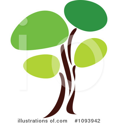 Royalty-Free (RF) Tree Clipart Illustration by elena - Stock Sample #1093942