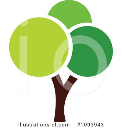 Royalty-Free (RF) Tree Clipart Illustration by elena - Stock Sample #1093943