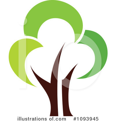 Royalty-Free (RF) Tree Clipart Illustration by elena - Stock Sample #1093945