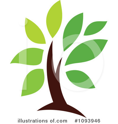 Royalty-Free (RF) Tree Clipart Illustration by elena - Stock Sample #1093946